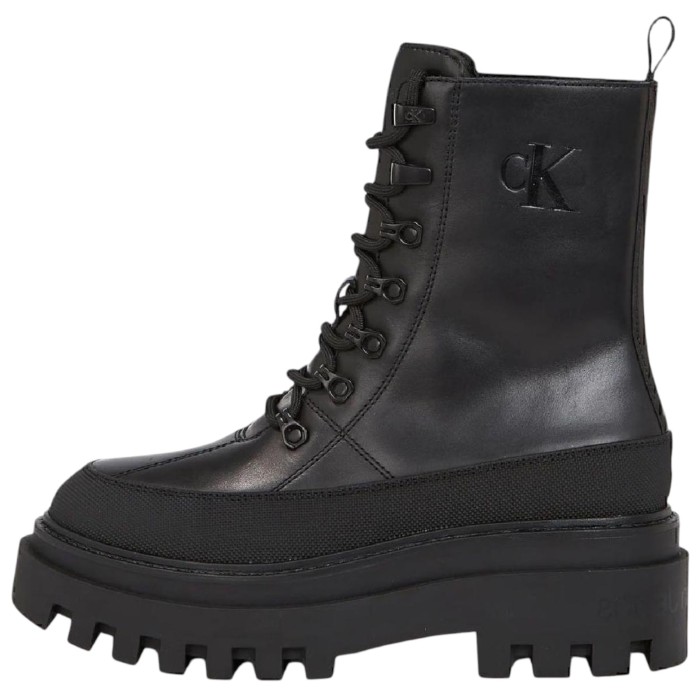 ботинки flatform lace up boo - качественный продукт вид сбоку
