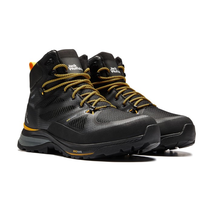 ботинки force striker texapore mid от бренда jack wolfskin вид слева