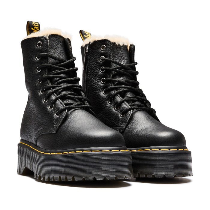 ботинки jadon fl black pisa and natural em toby от бренда dr. martens вид слева