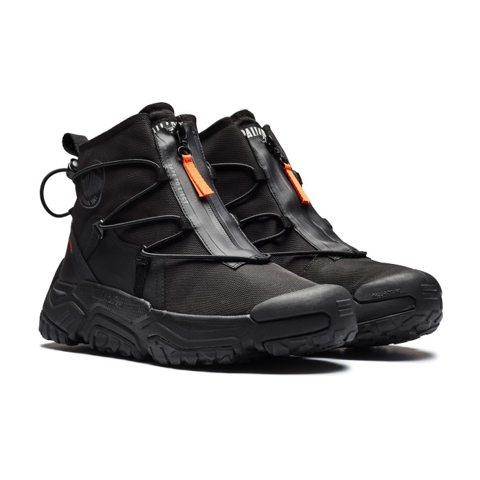 ботинки off-grid hi zip waterproof + от бренда palladium вид слева