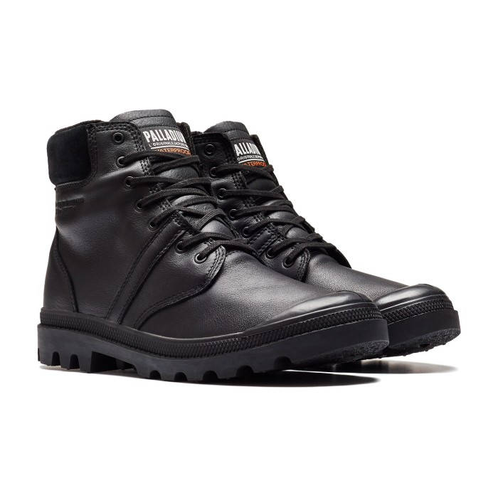 ботинки pallabrousse cuff waterproof + от бренда palladium вид слева