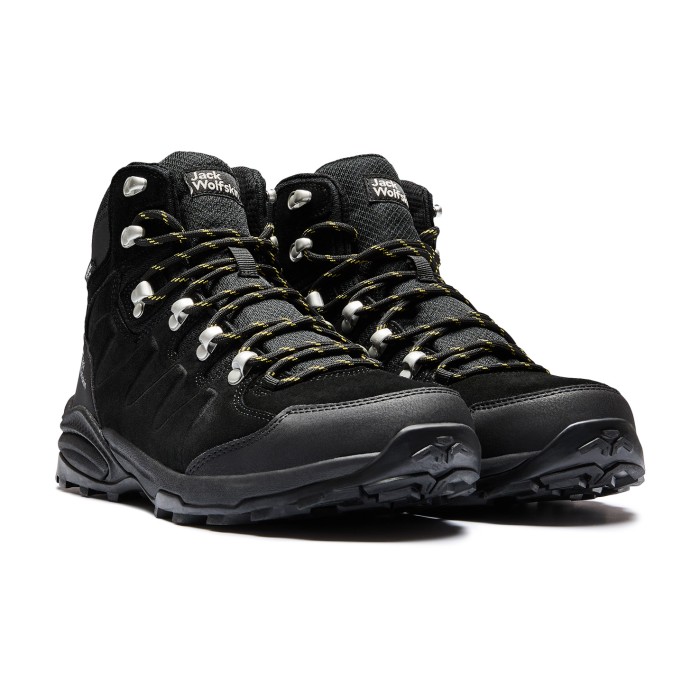 ботинки refugio texapore mid m от бренда jack wolfskin вид слева