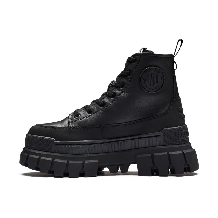 ботинки revolt boot zip leather - качественный продукт вид сбоку