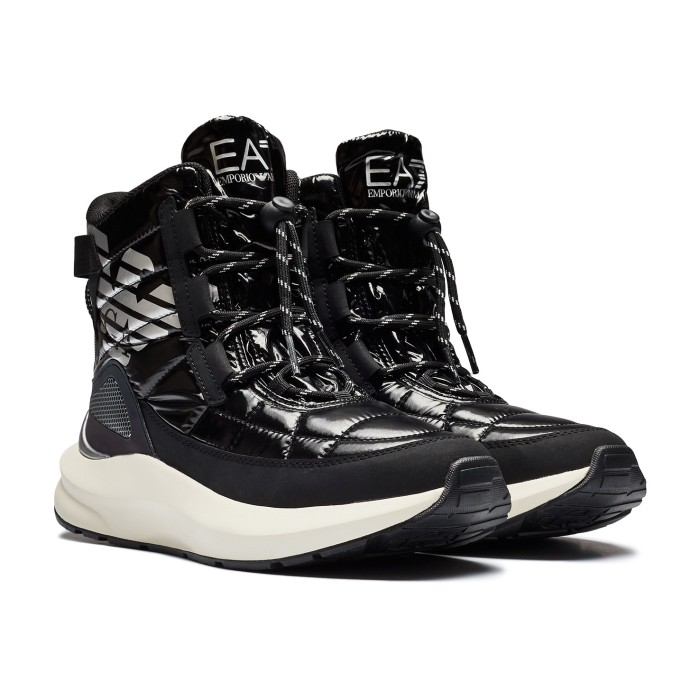 ботинки snow boot laces mid от бренда ea7 вид слева
