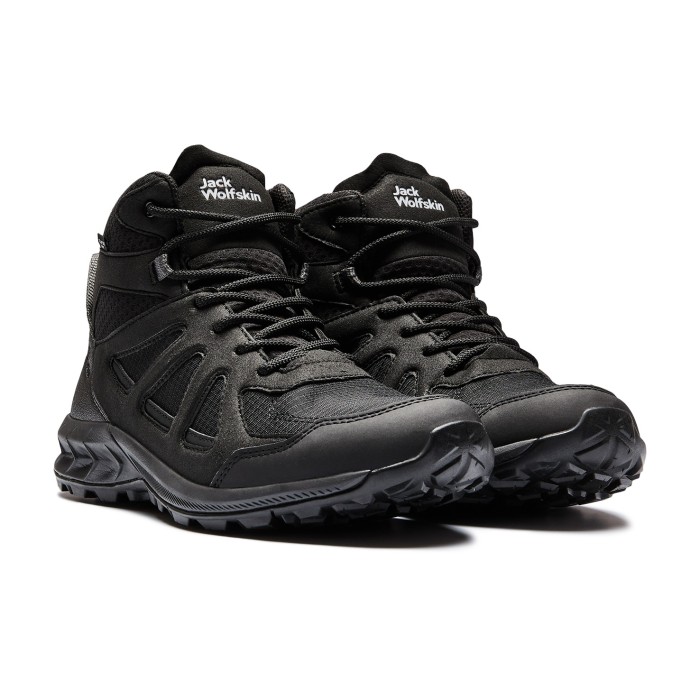ботинки woodland 2 texapore mid m от бренда jack wolfskin вид слева
