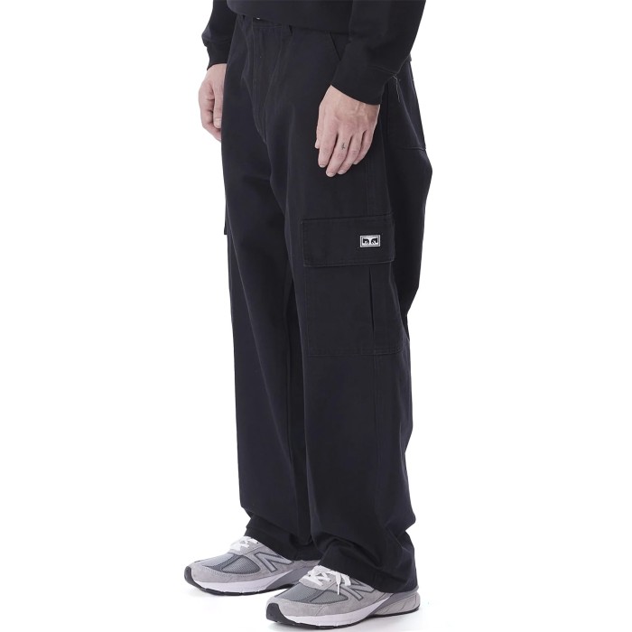 брюки bigwig baggy twill cargo pant от бренда obey вид слева