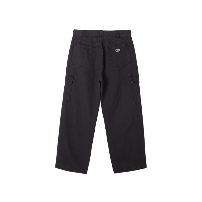 брюки bigwig cargo denim pant от бренда obey вид слева