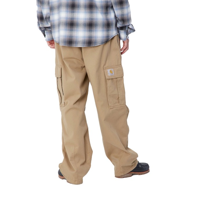 брюки cole cargo pant от бренда carhartt wip вид слева