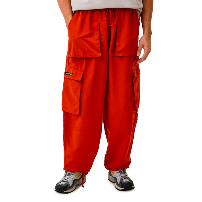 брюки guide parachute pants HNT24P104013ORANGE фотография