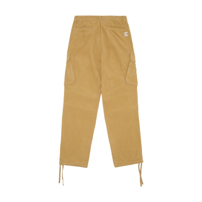 брюки kk retro corduroy cargo pants от бренда karl kani вид слева