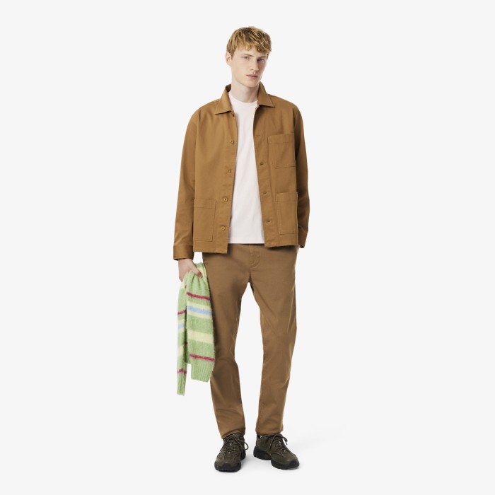 брюки мужские брюки-чинос lacoste из эластичного хлопка HH3463DPC фотография