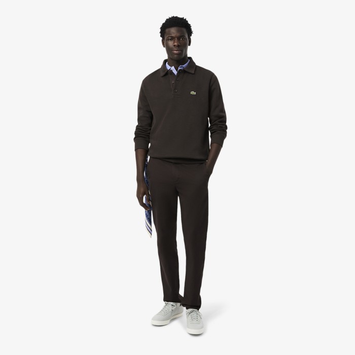 брюки мужские брюки-чинос lacoste из эластичного хлопка HH3463SKB фотография