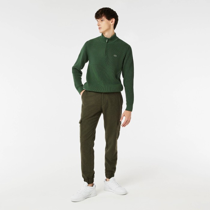 брюки мужские брюки lacoste jogger fit из проверенных материалов спереди