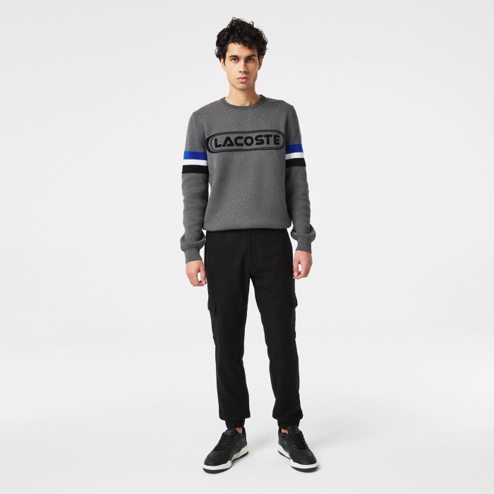 брюки мужские брюки lacoste jogger fit из проверенных материалов спереди