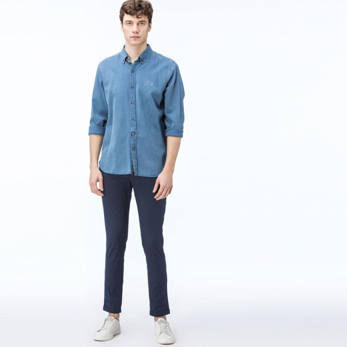 брюки мужские брюки lacoste приталенного кроя HH099090L фотография
