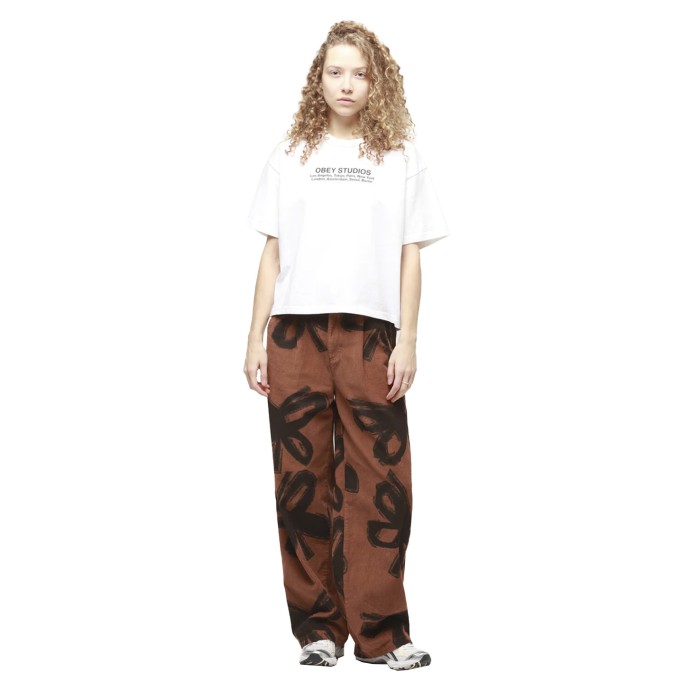 брюки nabi baggy cord pant из америки вид сбоку