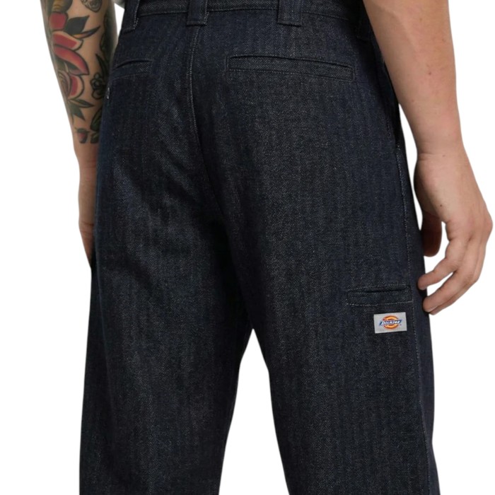 брюки selvedge herringbone denim work pant - качественный продукт вид сбоку