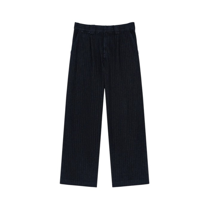 брюки selvedge herringbone denim work pant из проверенных материалов спереди