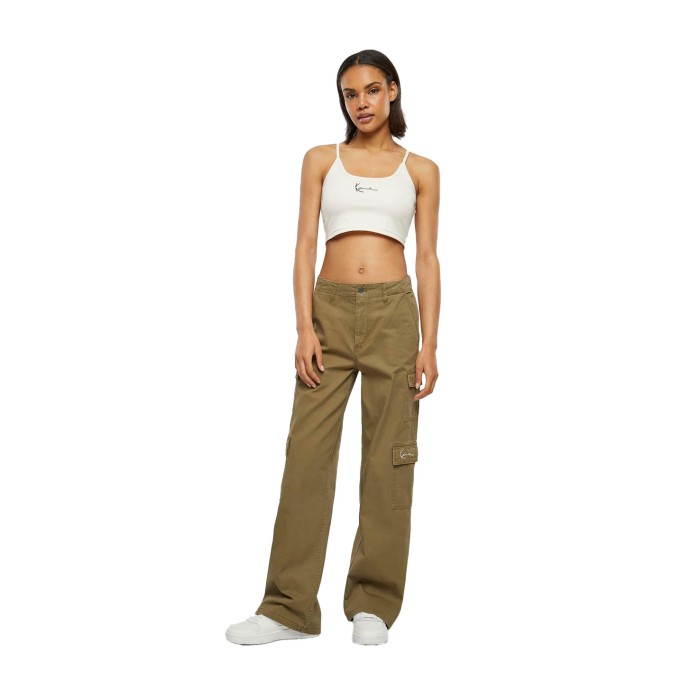 брюки small signature washed cargo pants - качественный продукт вид сбоку
