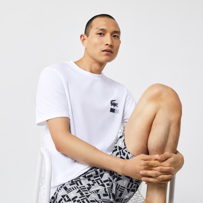 брюки trousers от бренда lacoste вид слева
