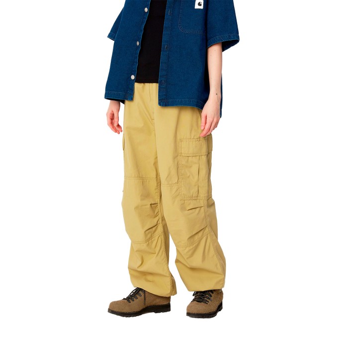 брюки w' jet cargo pant от бренда carhartt wip вид слева