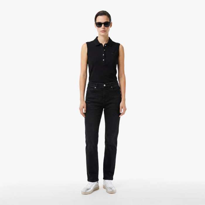 брюки женские хлопковые джинсы lacoste HF0674HYY фотография