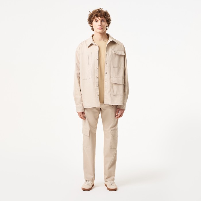 джинсы мужские брюки-карго lacoste свободного кроя HH2501BUQ фотография