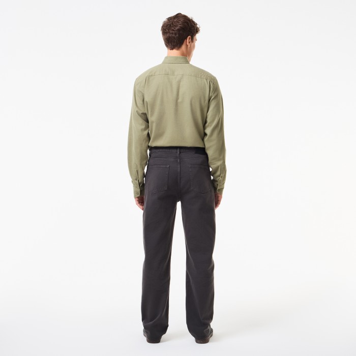 джинсы мужские брюки lacoste из органического хлопка из денима спереди