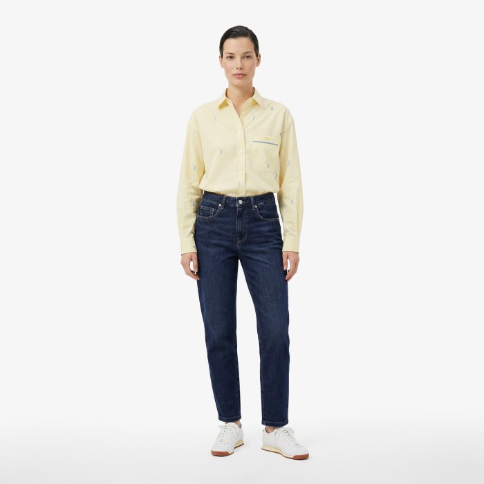 джинсы женские спортивные брюки lacoste с расклешенным кроем XF52533LA фотография