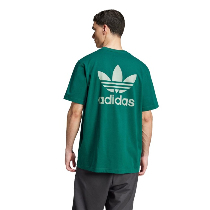 футболка b+f trefoil tee от бренда adidas вид слева