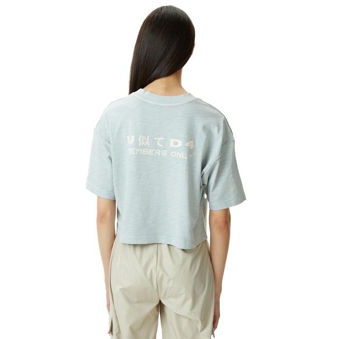 футболка big logo w crop tshirt от известного бренда вид слева
