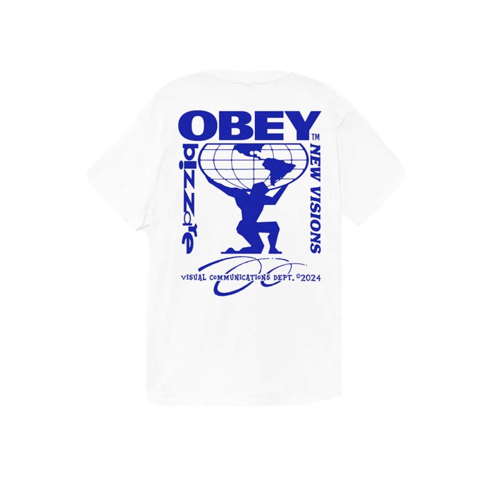 футболка bizzare new visions от бренда obey вид слева