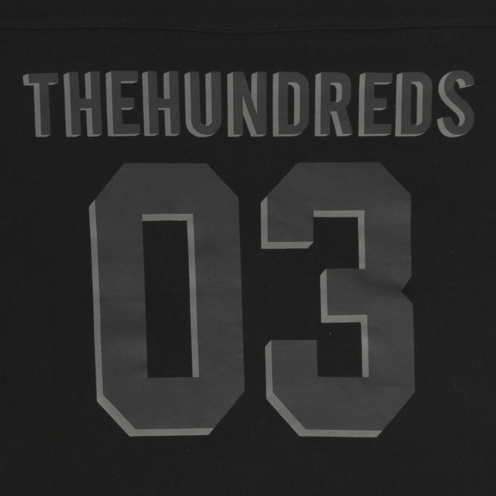футболка blitz 3/4 sleeve shirt от бренда the hundreds вид слева
