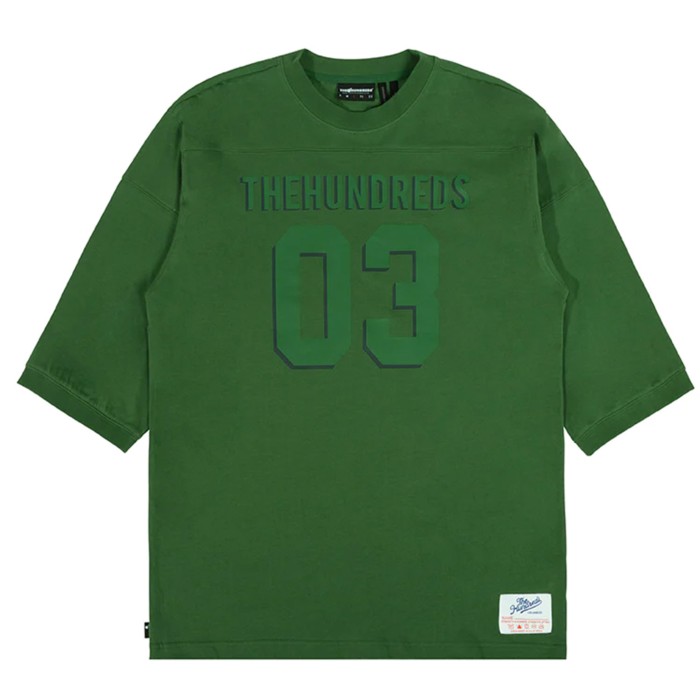 футболка blitz 3/4 sleeve shirt HNT23F209004FOREST фотография
