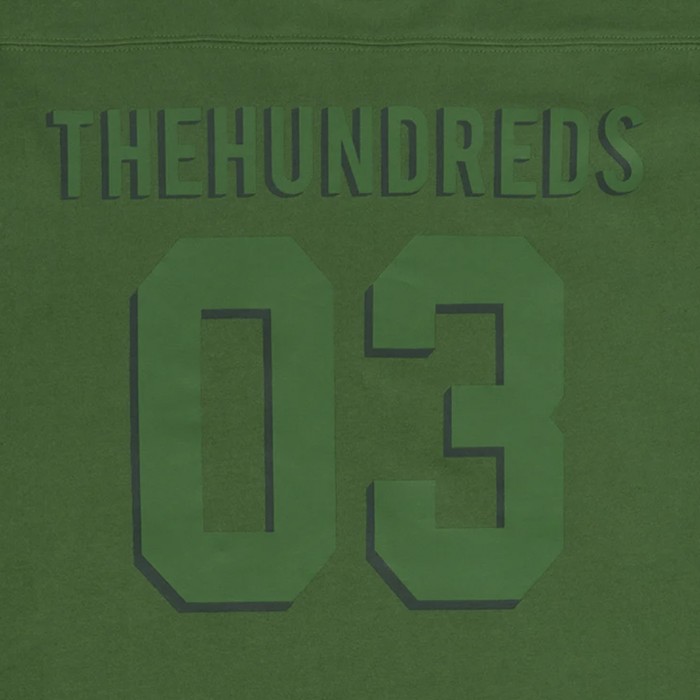 футболка blitz 3/4 sleeve shirt от бренда the hundreds вид слева