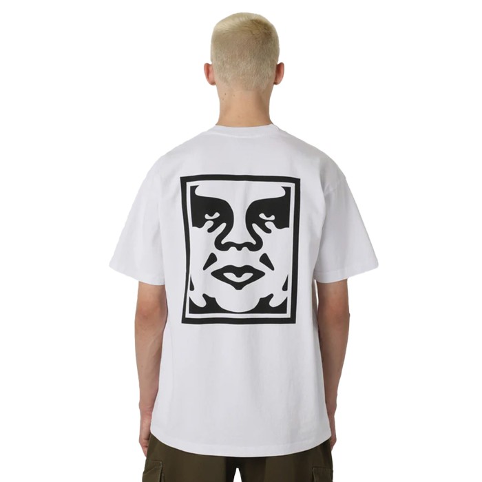 футболка bold icon heavyweight tee от бренда obey вид слева