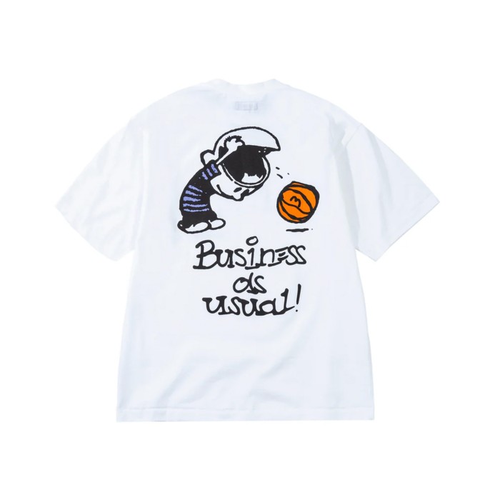 футболка business as usual t-shirt - качественный продукт вид сбоку