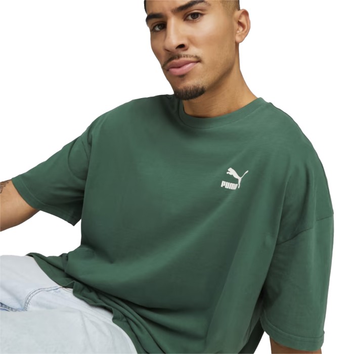 футболка classics oversized tee от бренда puma вид слева