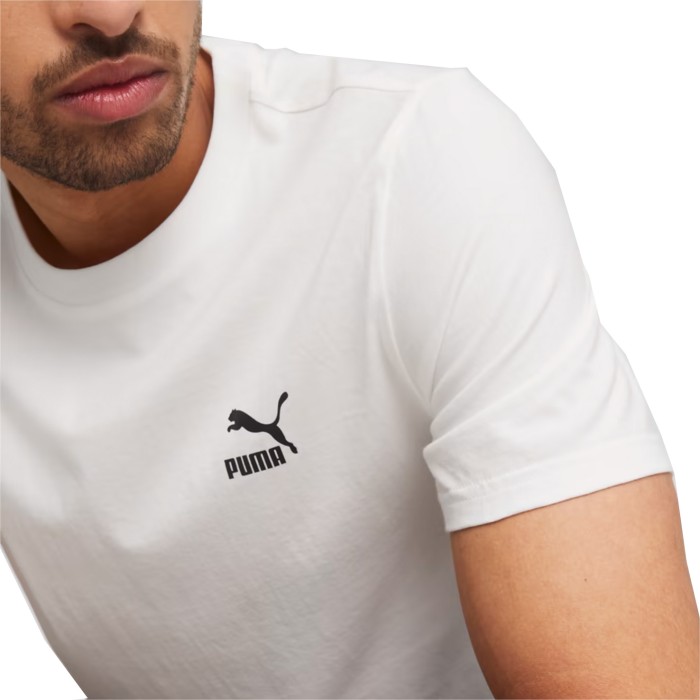 футболка classics small logo tee от бренда puma вид слева