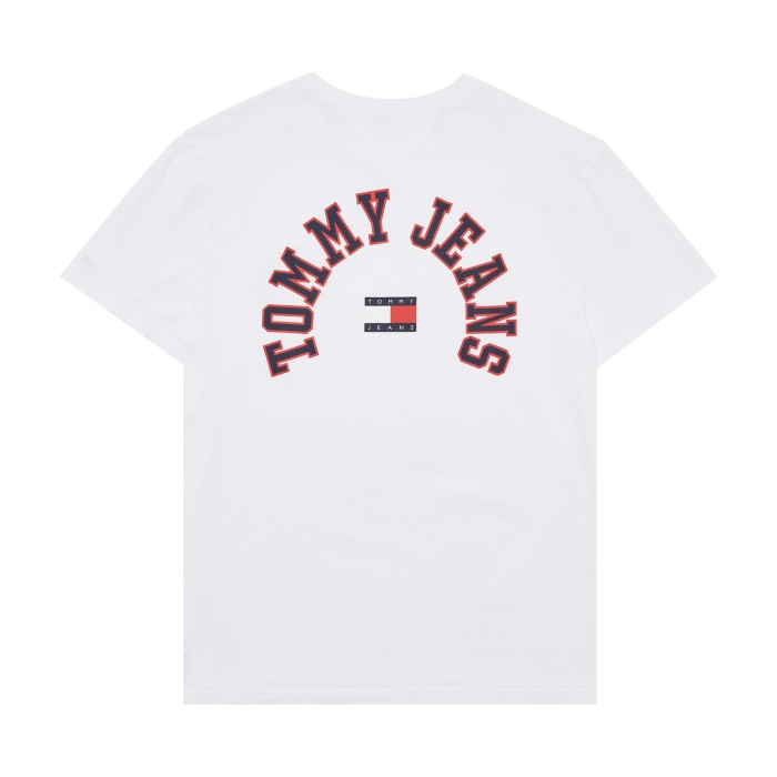 футболка clsc curved tj c от бренда tommy jeans вид слева