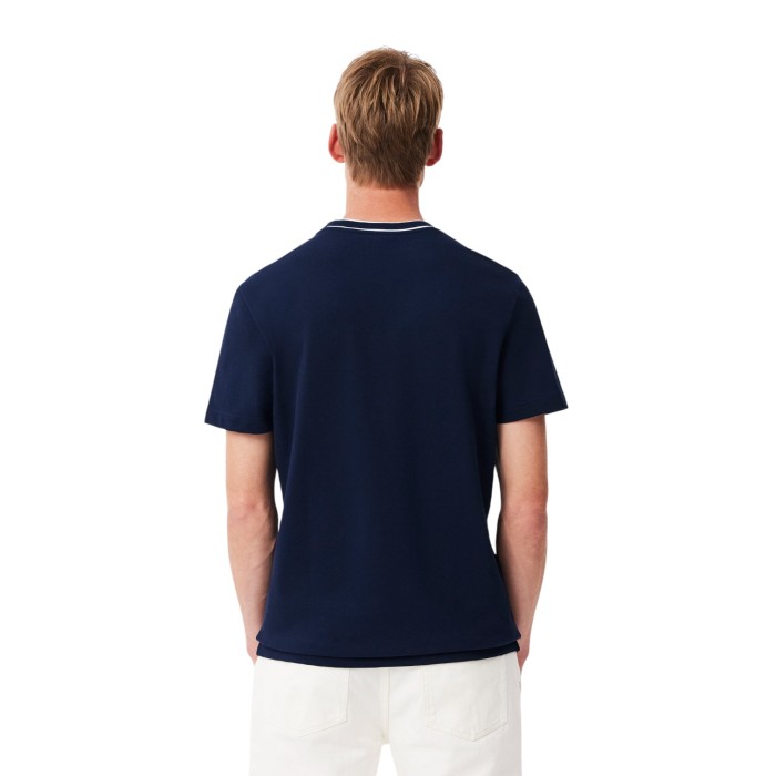 футболка core essentials от бренда lacoste вид слева