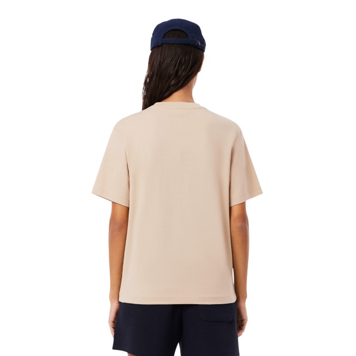 футболка core essentials от бренда lacoste вид слева