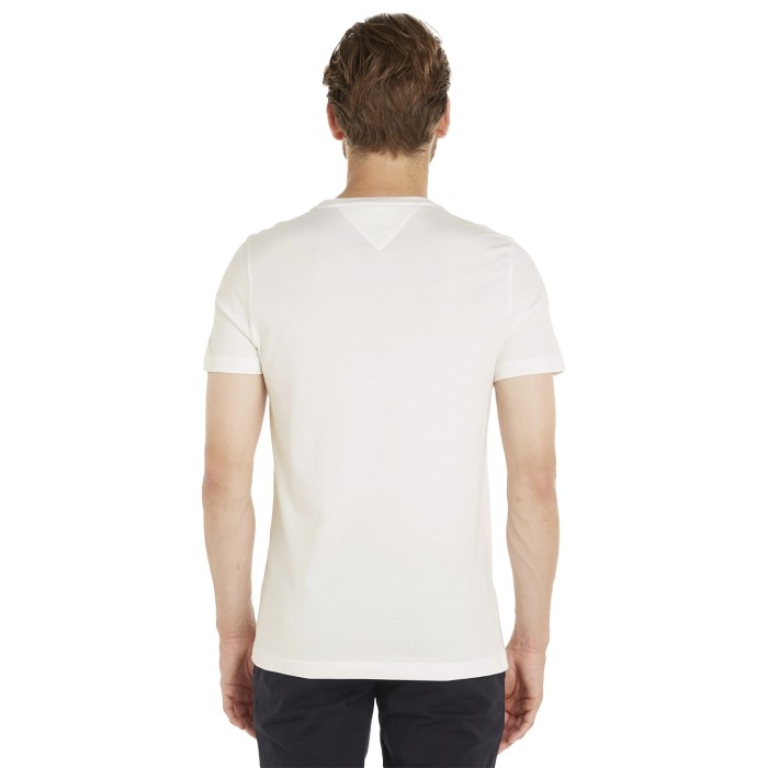 футболка core tommy logo tee от бренда tommy hilfiger вид слева