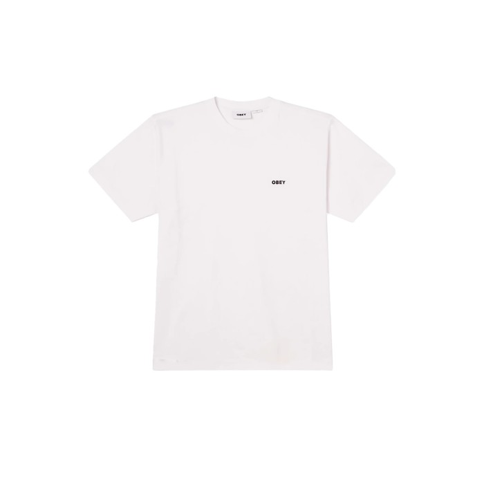футболка established works bold tee ss от бренда obey вид слева