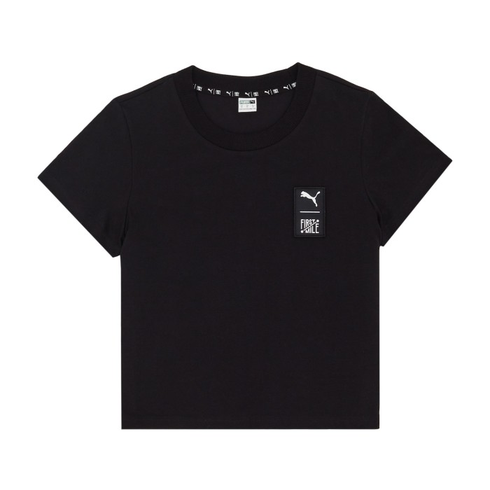 футболка first mile tee puma black PM53233801 фотография