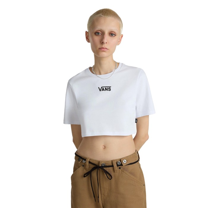 футболка flying v crew crop ii VN000GFFWHT1 фотография