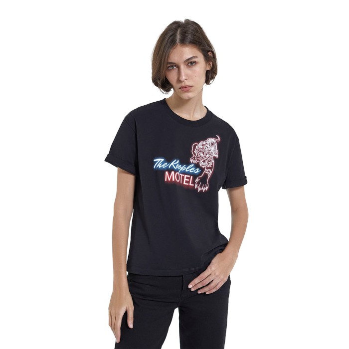 футболка футболка the kooples FTSC24015KBLA01 фотография