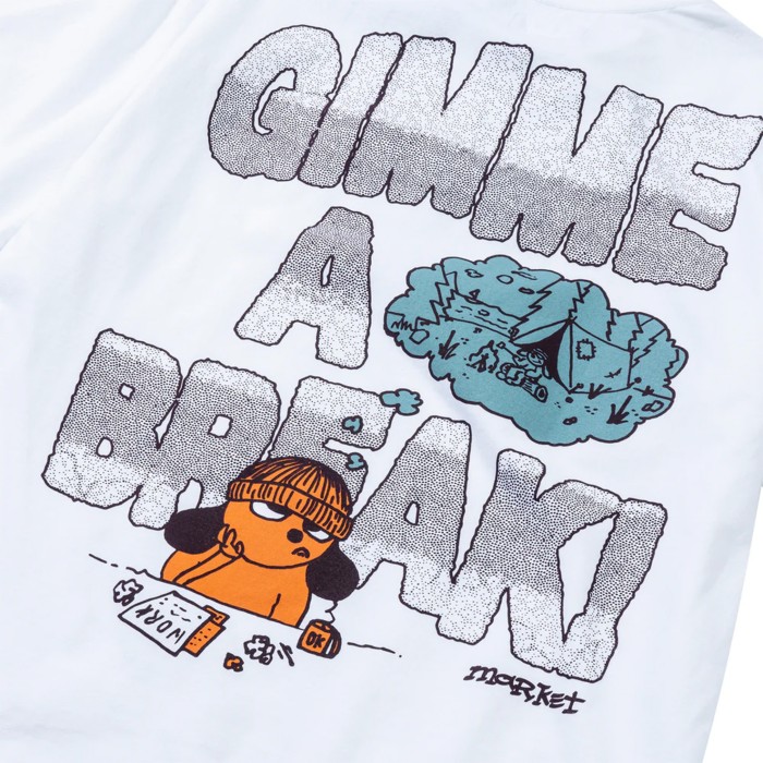 футболка gimme a break t-shirt - качественный продукт вид сбоку