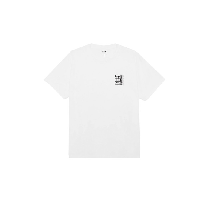 футболка icon split от бренда obey вид слева