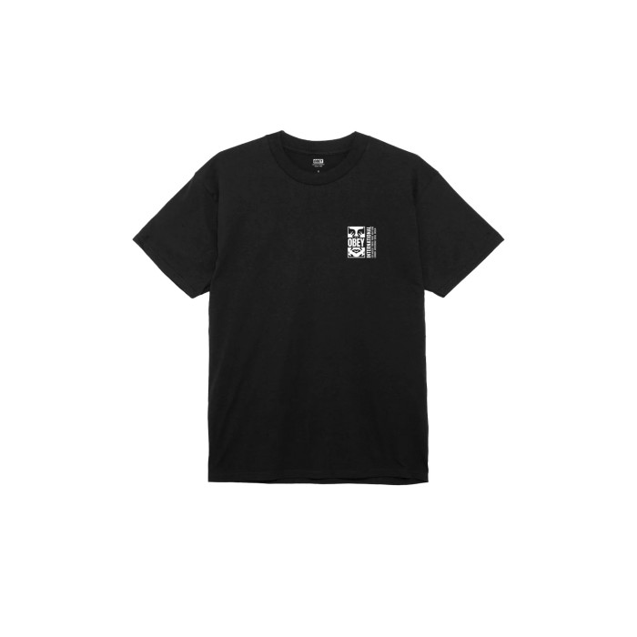футболка icon split от бренда obey вид слева